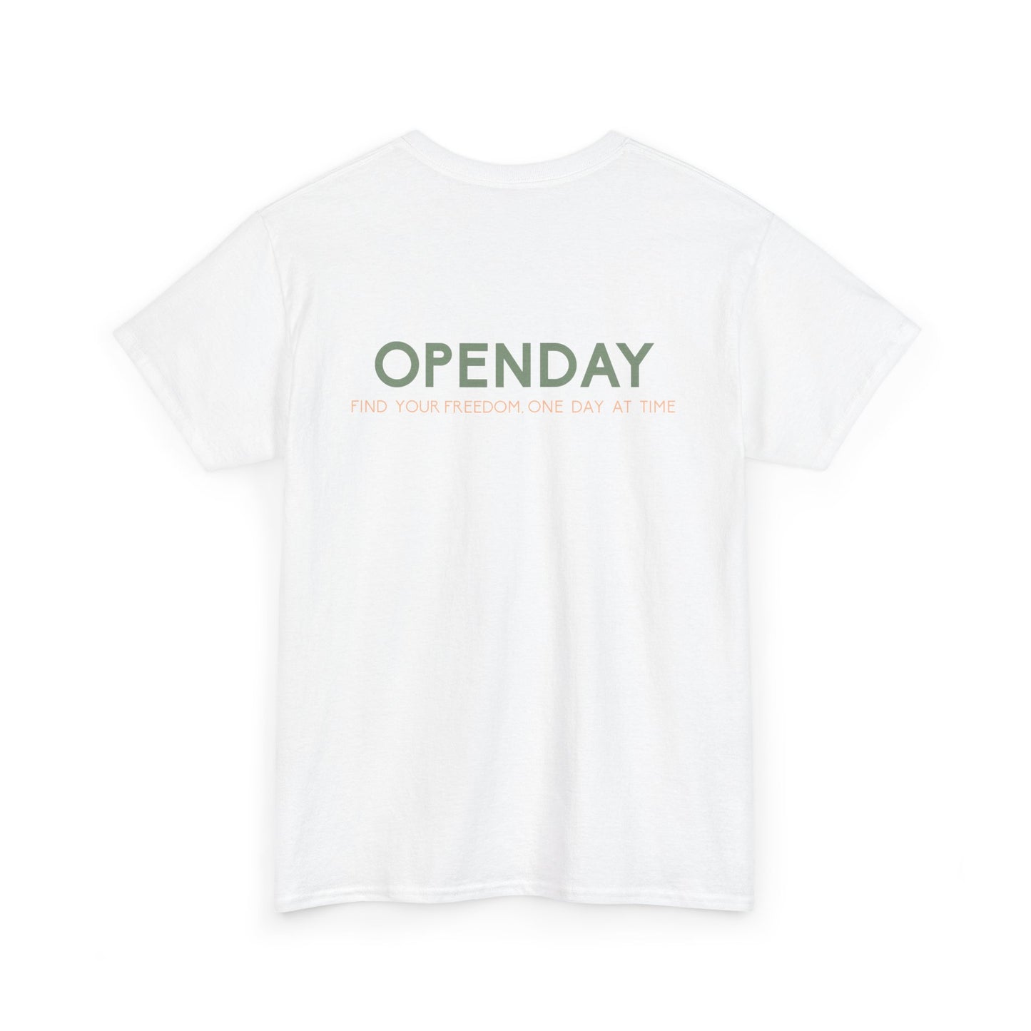 Openday - Find Your Freedom, One Day At Time - Heavy Cotton Tee
