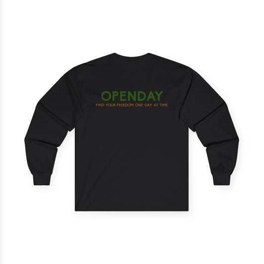 Openday - Find Your Freedom, One Day At Time - Unisex Ultra Cotton Long Sleeve Tee
