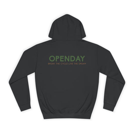 Openday - Break The Cycle, Live The Dream - Unisex Hooded Sweatshirt