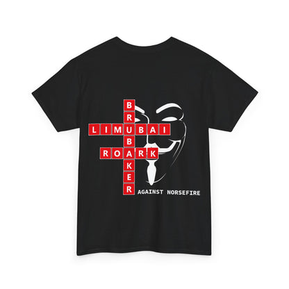 Against Norsefire - Heavy Cotton Tee - Black