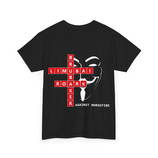 Against Norsefire - Heavy Cotton Tee - Black