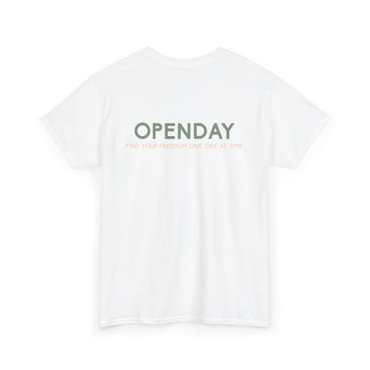Openday - Find Your Freedom, One Day At Time - Heavy Cotton Tee