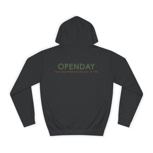 Openday - Find Your Freedom, One Day At Time - Unisex Hooded Sweatshirt