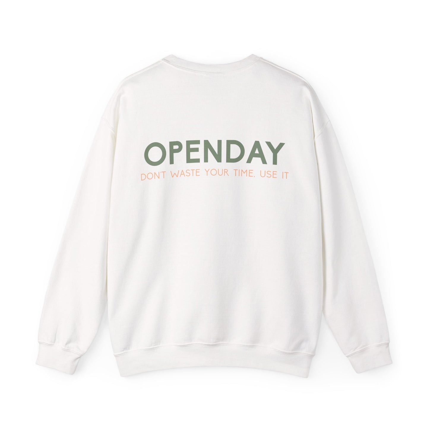 Openday - Don't Waste Your Time, Use It - Unisex Heavy Blend™ Crewneck Sweatshirt