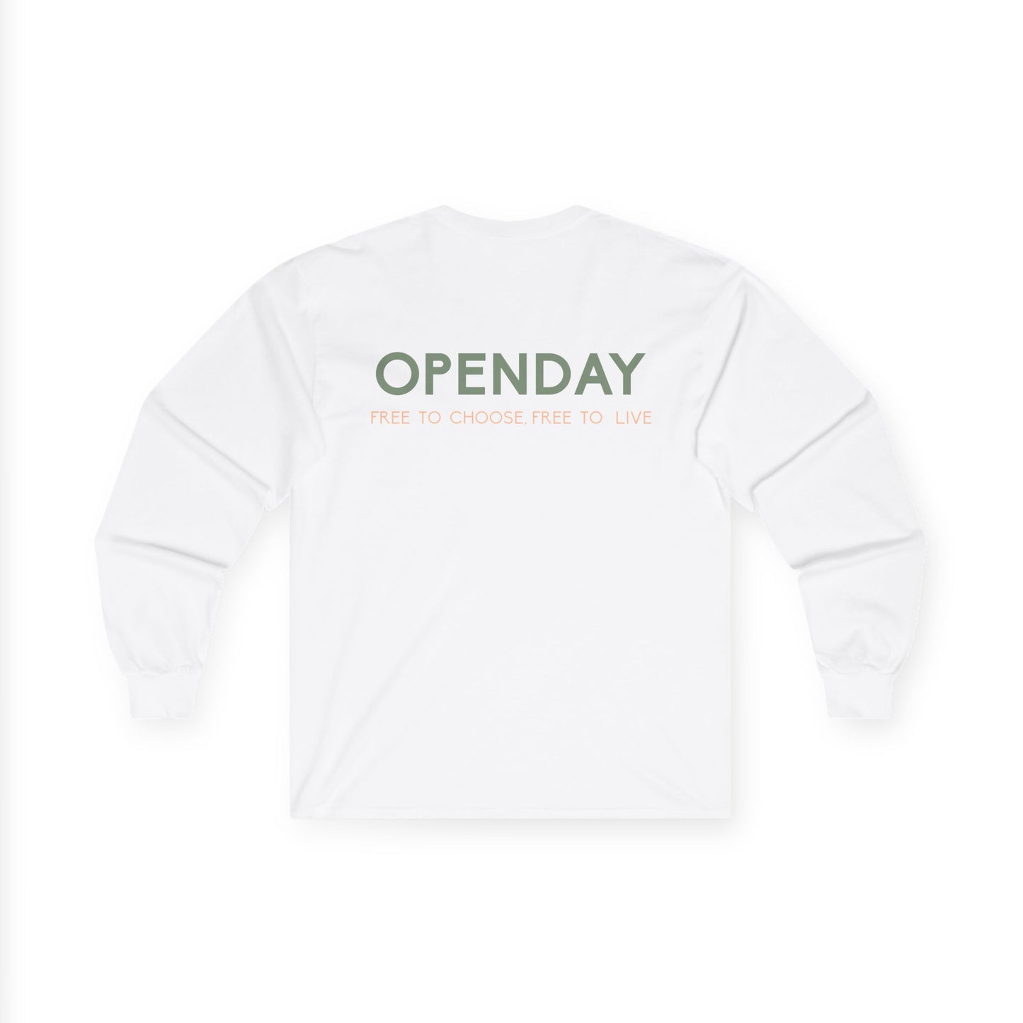 Openday - Free To Choose, Free To Live - Unisex Ultra Cotton Long Sleeve Tee