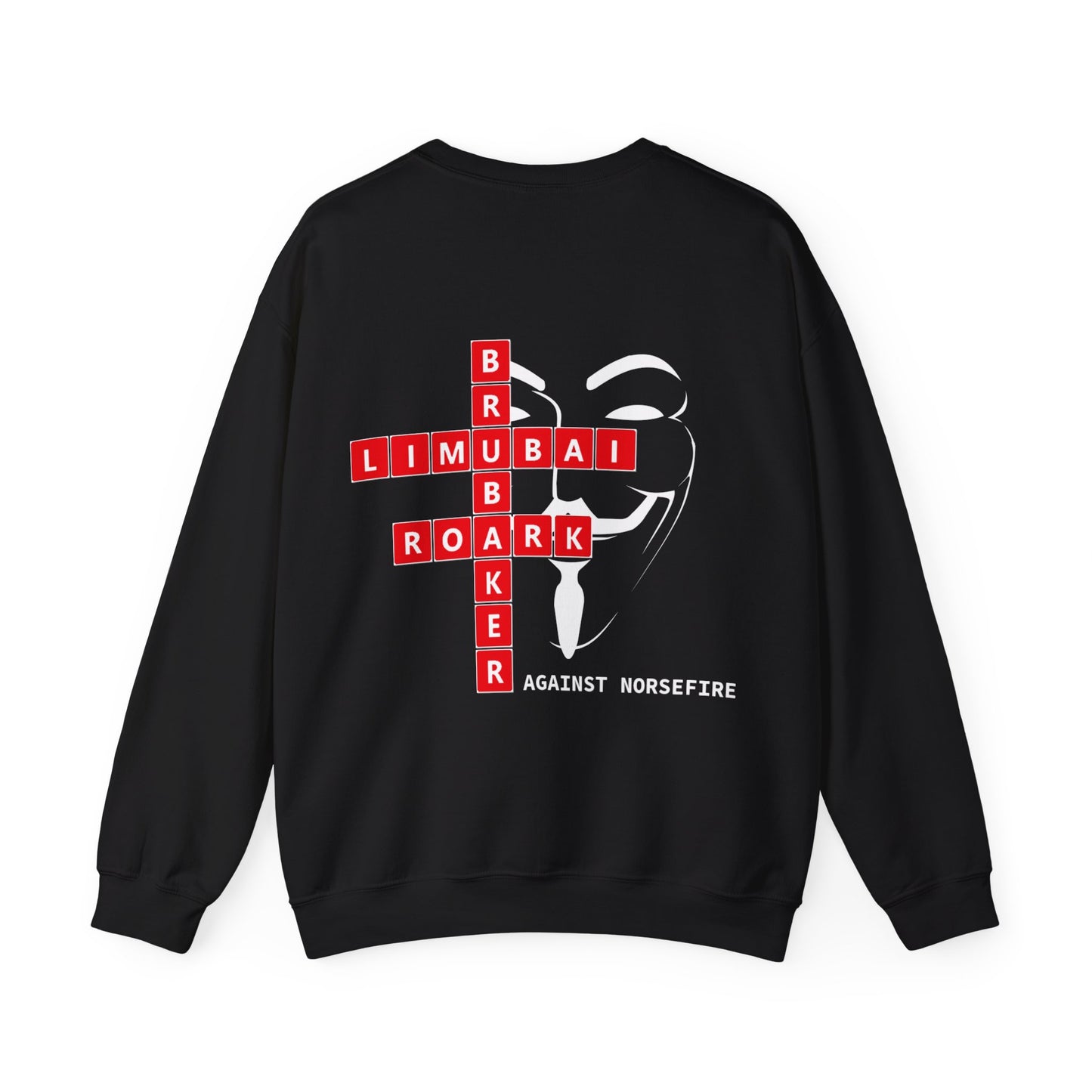 Against Norsefire - Unisex Heavy Blend™ Crewneck Sweatshirt - Black