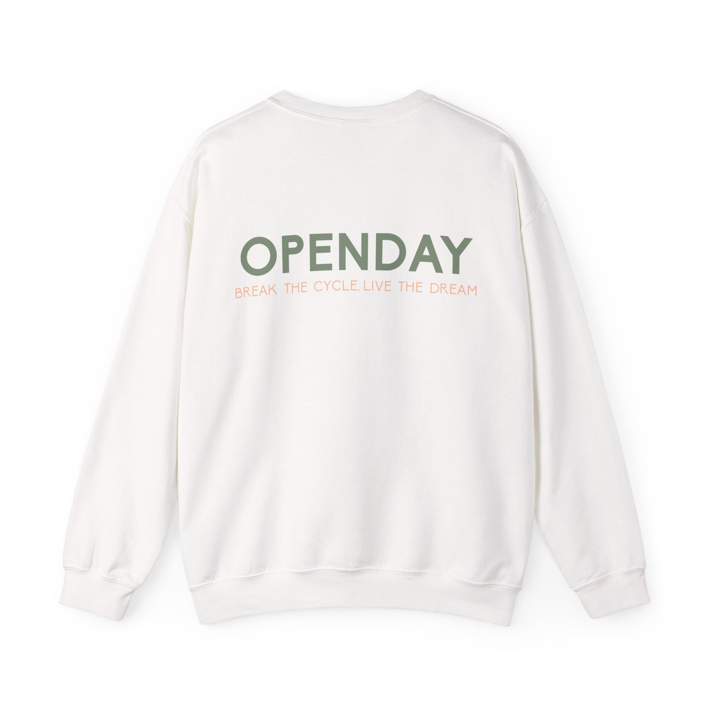 Openday - Break The Cycle, Live The Dream - Unisex Heavy Blend™ Crewneck Sweatshirt