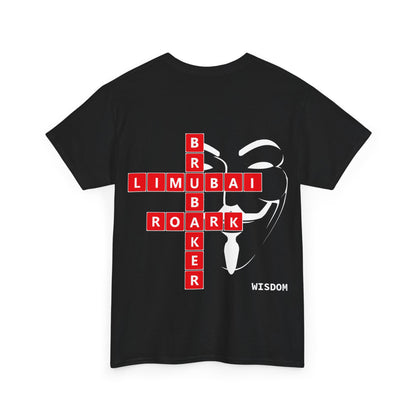 Wisdom - Unisex Heavy Cotton Tee - Black