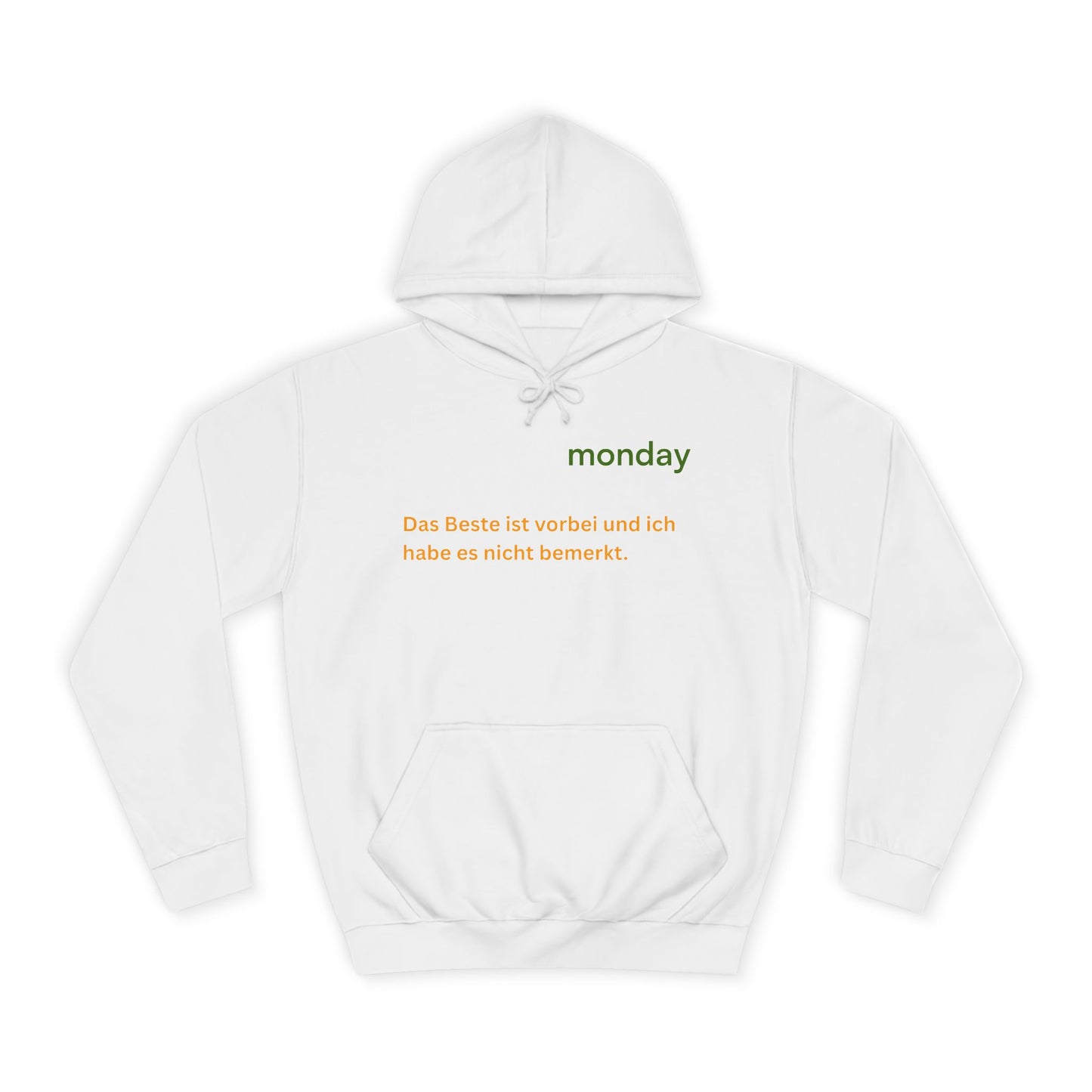 Monday - Das Beste ist vorbei und ich habe es nicht bemerkt