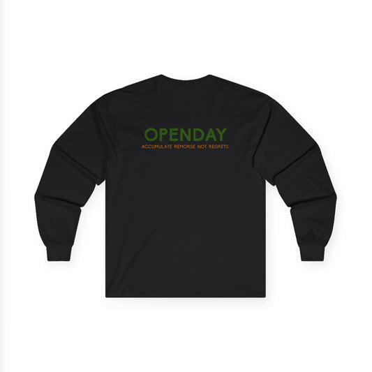 Openday - Accumulate Remorse Not Regrets - Unisex Ultra Cotton Long Sleeve Tee