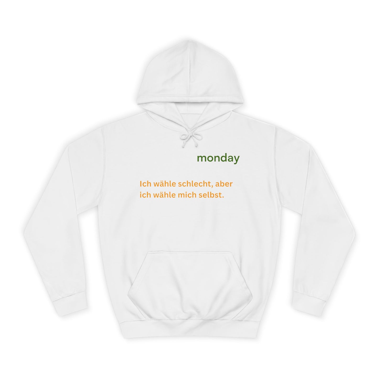 Monday - Ich wähle schlecht, aber ich wähle mich selbst