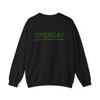 Openday - Accumulate Remorse Not Regrets - Unisex Heavy Blend™ Crewneck Sweatshirt